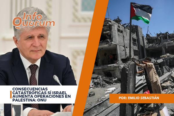Consecuencias catastróficas sí Israel aumenta operaciones en Palestina: ONU