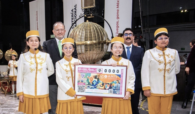 Lotería celebra 85 años de AMIS con sorteo Zodiaco