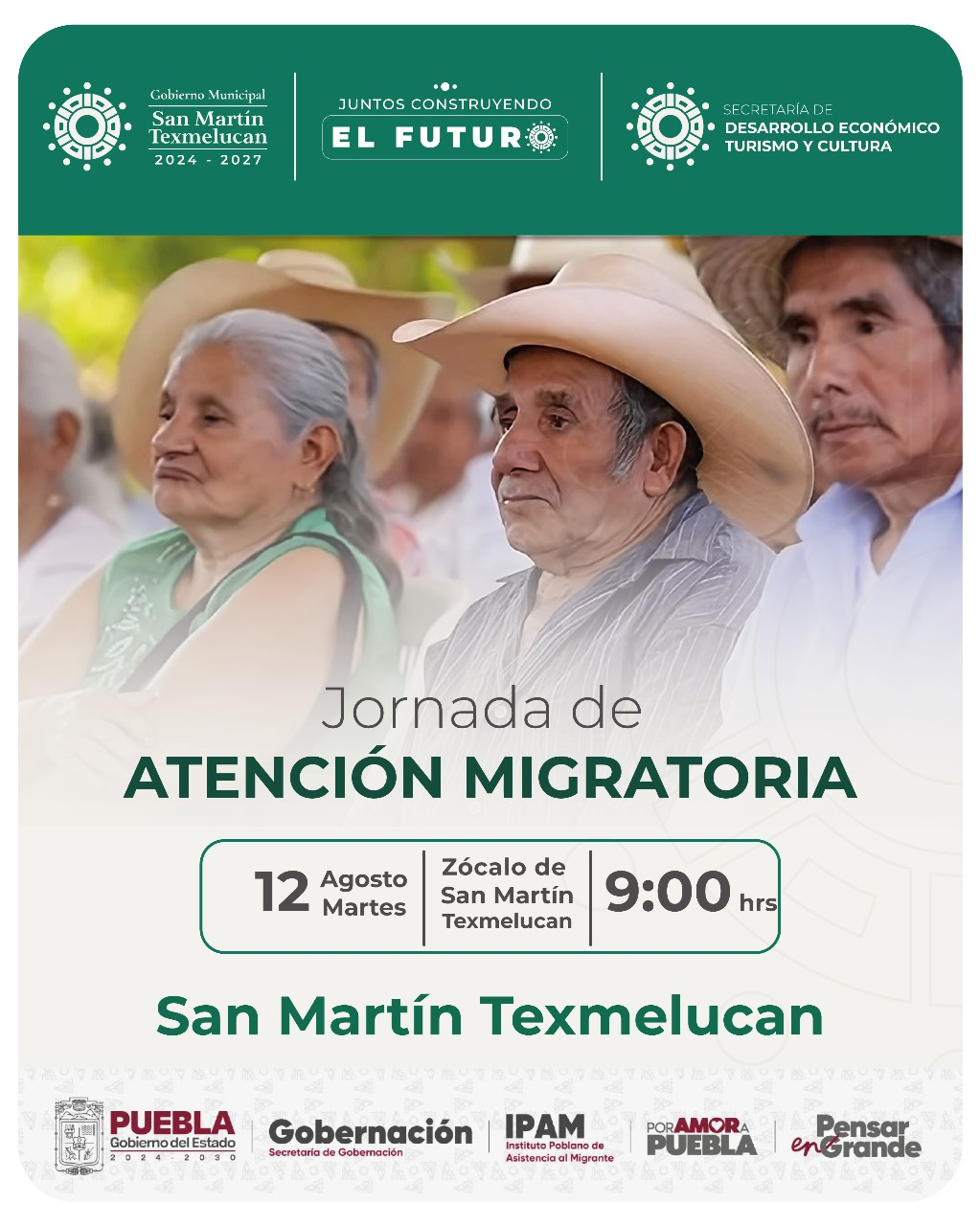 San Martín Texmelucan realizará Jornada de Atención Migrante