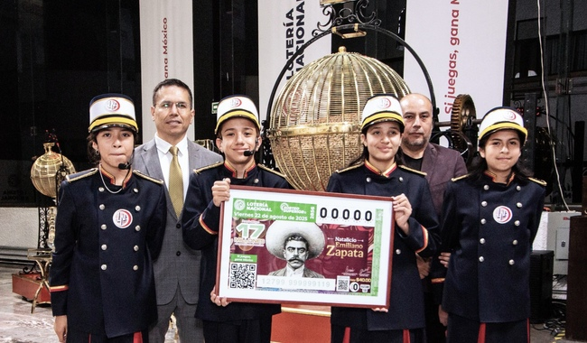 Sorteo Superior 2856 de Lotería Nacional recuerda a Emiliano Zapata