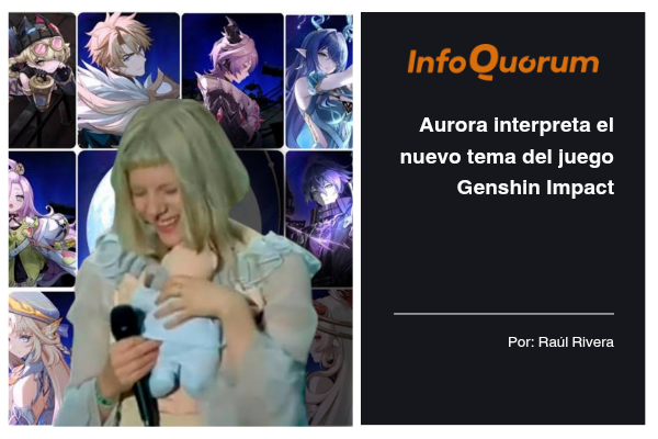 Aurora interpreta el nuevo tema del juego Genshin Impact