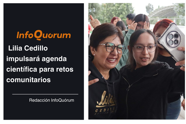 Lilia Cedillo impulsará agenda científica para retos comunitarios