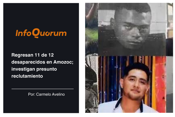 Regresan 11 de 12 desaparecidos en Amozoc; investigan presunto reclutamiento