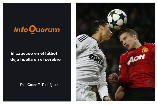El cabeceo en el fútbol deja huella en el cerebro