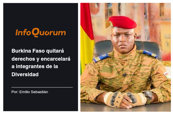 Burkina Faso quitará derechos y encarcelará a integrantes de la Diversidad