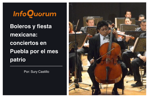 Boleros y fiesta mexicana: conciertos en Puebla por el mes patrio