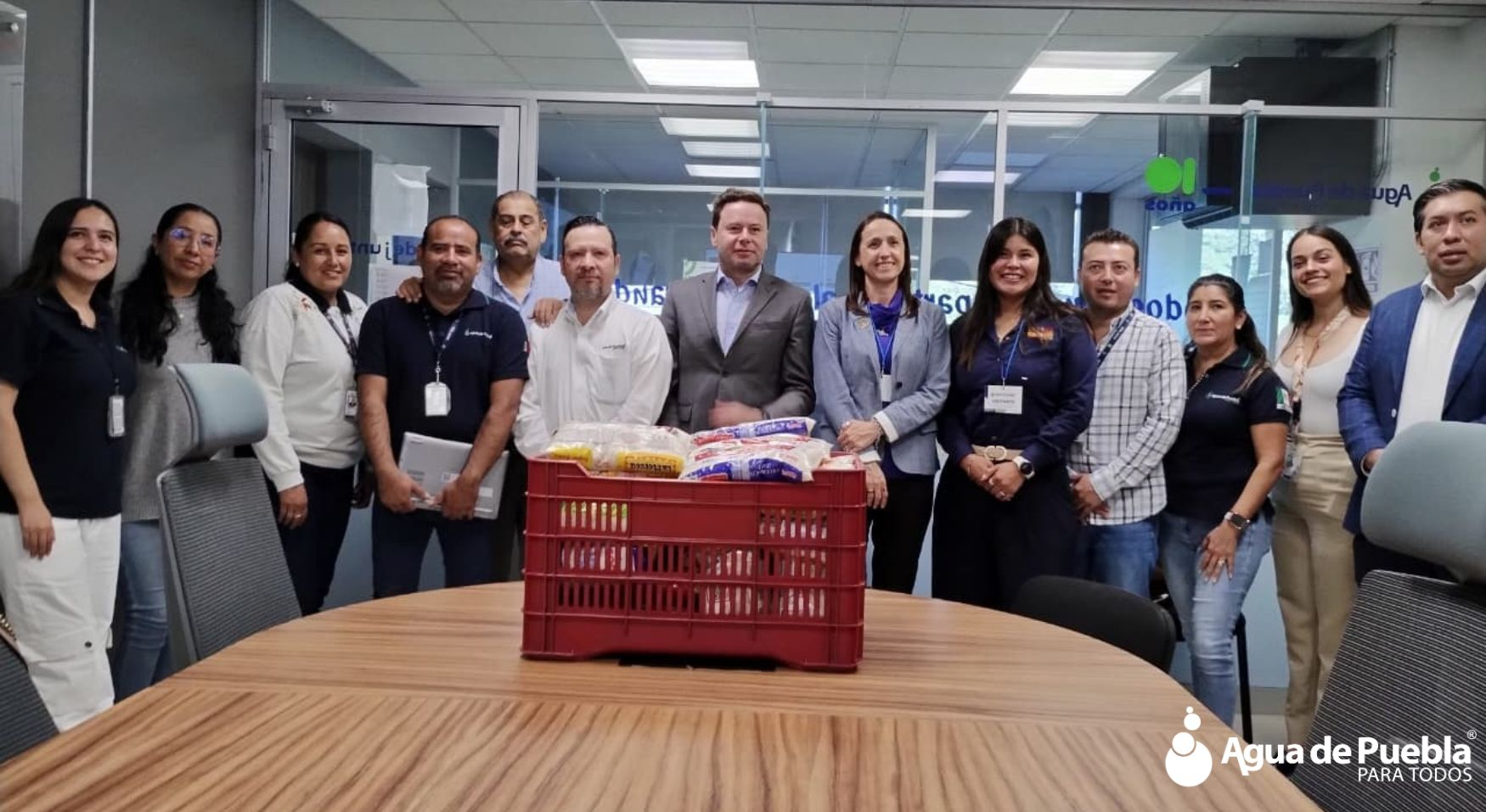 Agua de Puebla impulsa campaña solidaria de recolección de arroz