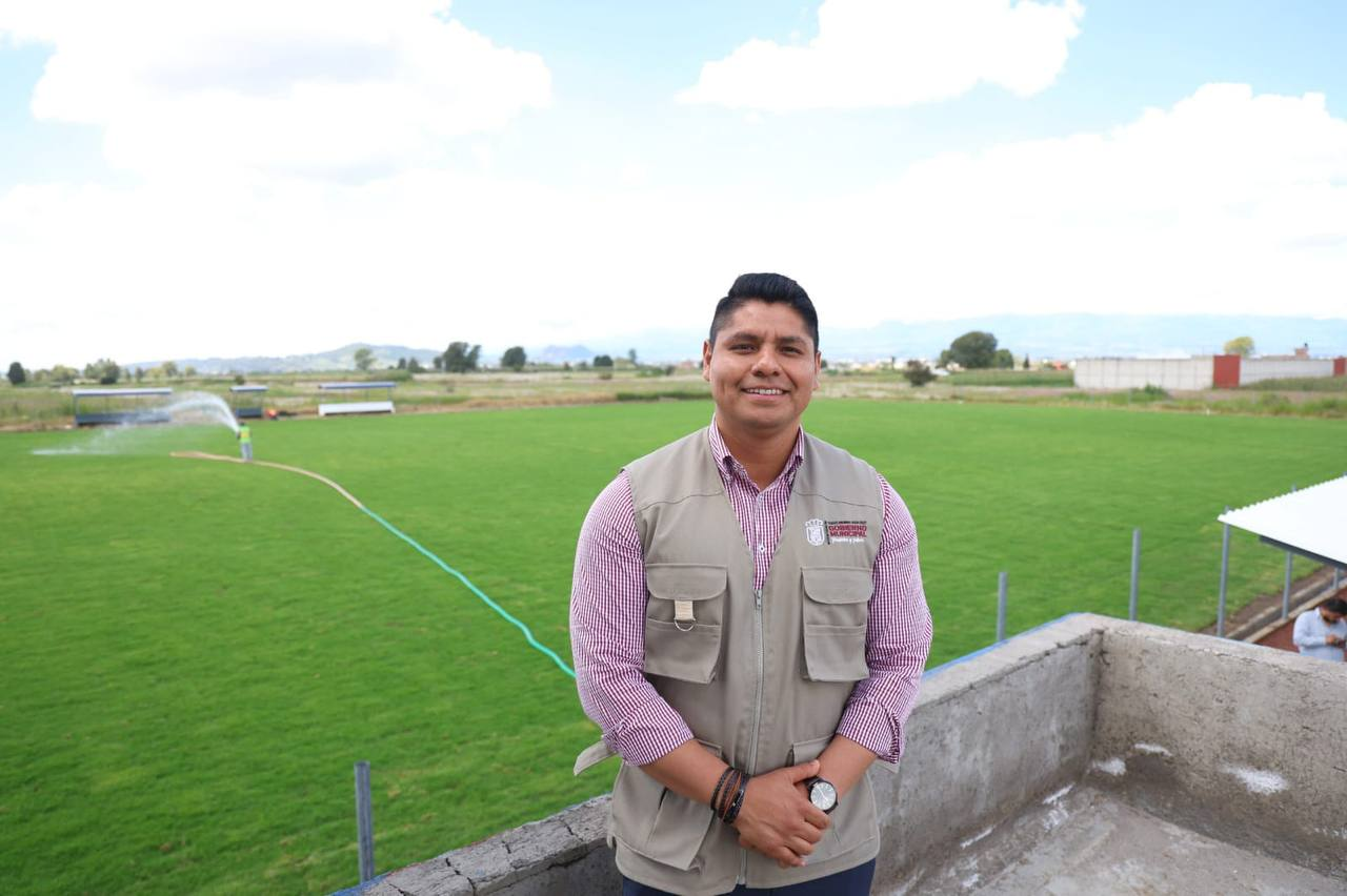 Cuautlancingo rehabilita Complejo Deportivo San Juan para jóvenes