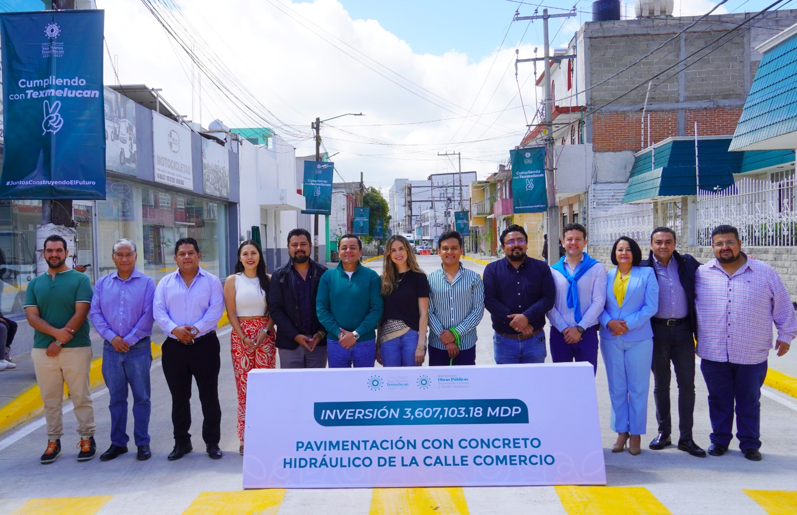 Texmelucan mejora infraestructura con pavimentación y rehabilitación de calles
