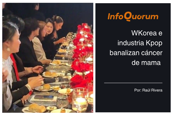 WKorea e industria K-pop banalizan el cáncer de mama