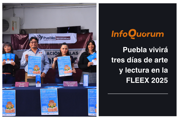 Puebla vivirá tres días de arte y lectura en la FLEEX 2025