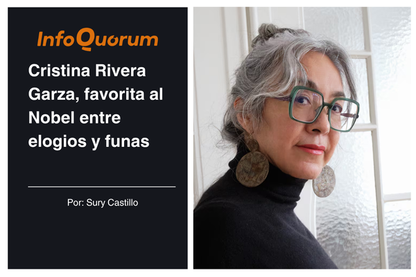 Cristina Rivera Garza, favorita al Nobel entre elogios y funas