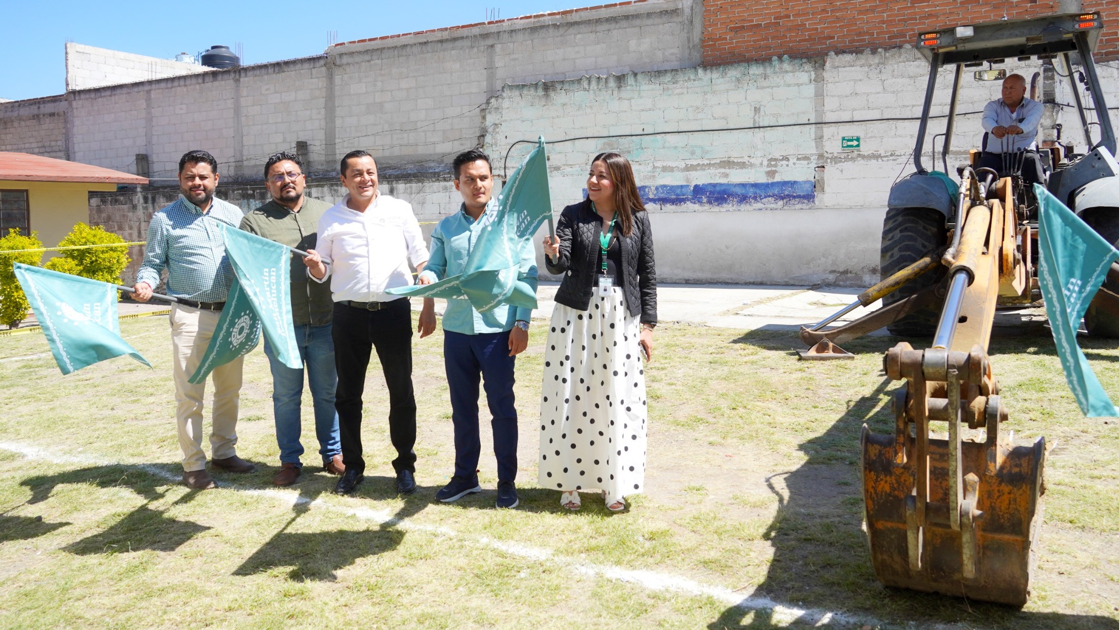 San Juan Tuxco contará con nuevo salón de usos múltiples para la primaria Héroes de la Independencia