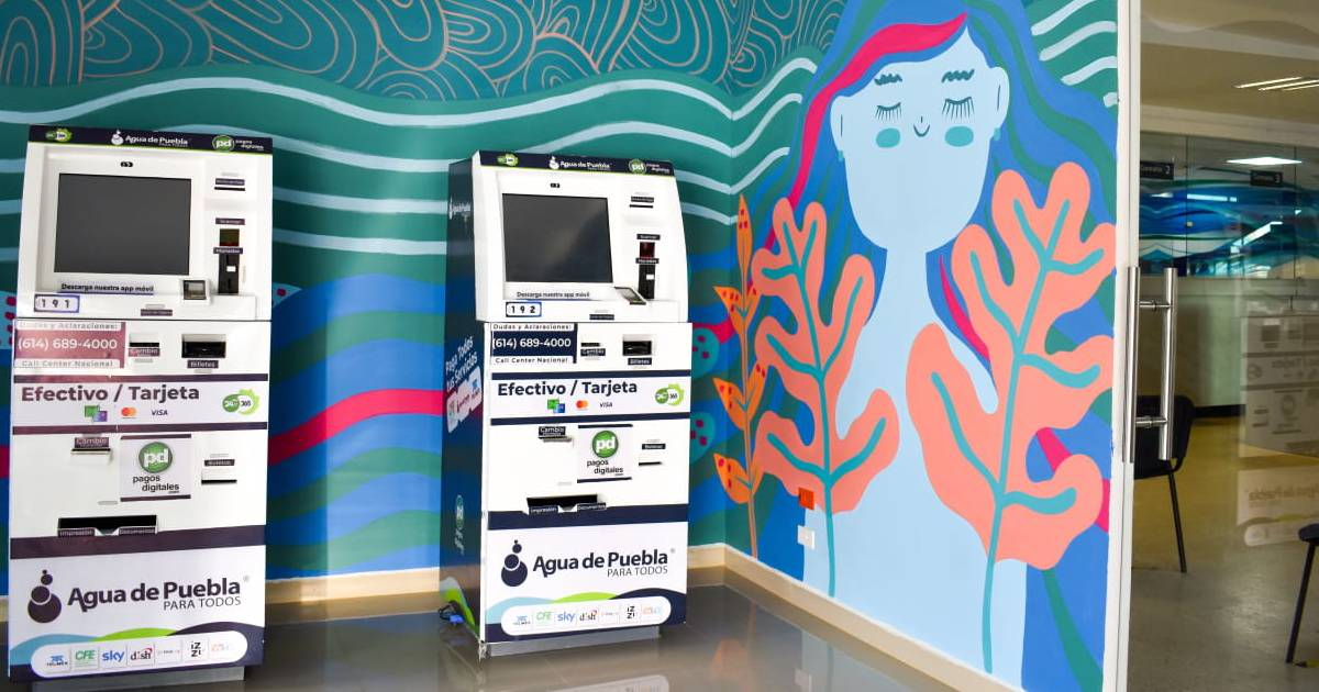 51 cajeros de Agua de Puebla permiten pagar agua en efectivo o tarjeta