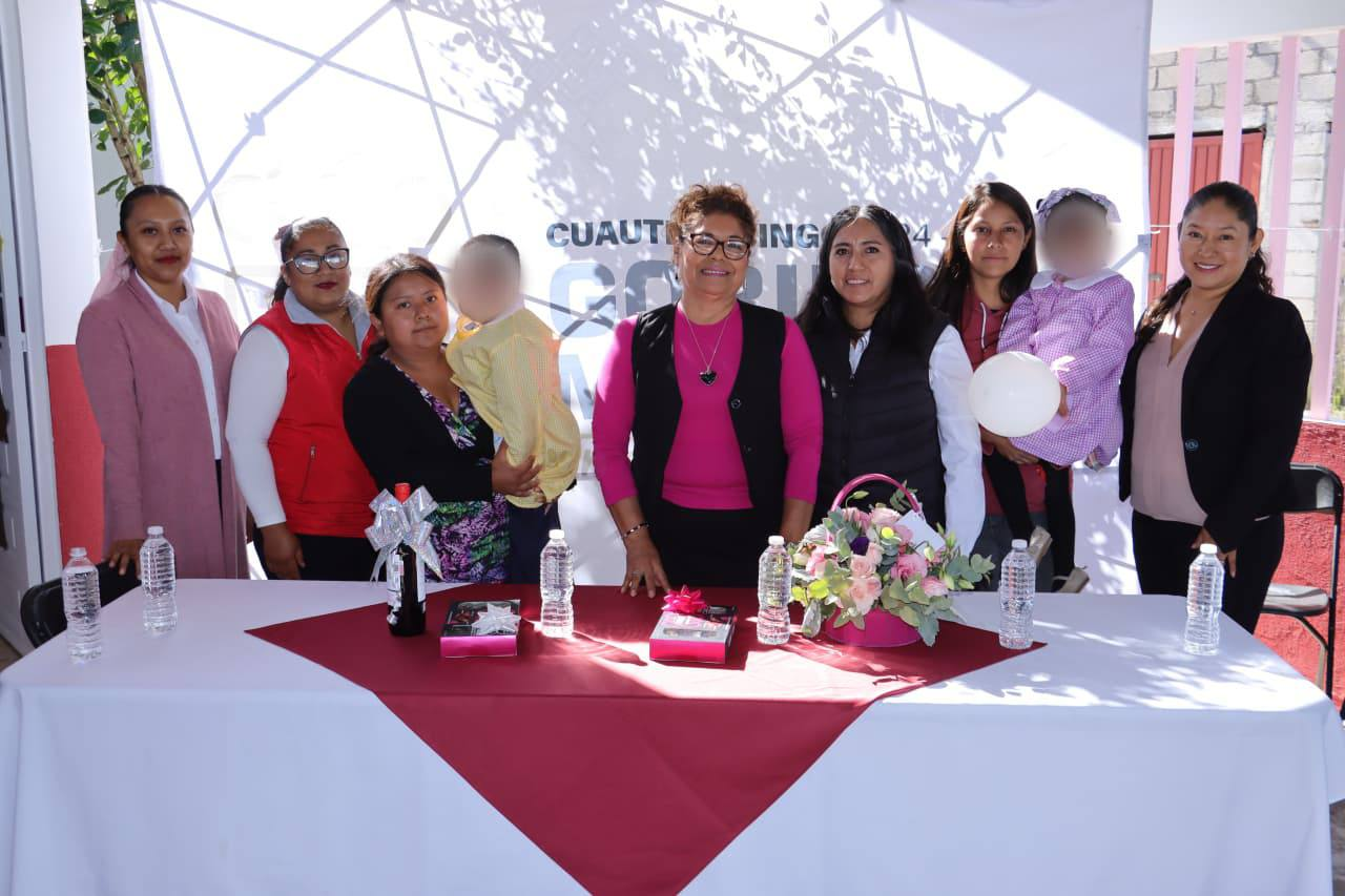 SMDIF Cuautlancingo entrega obras de rehabilitación en CAIC Villa Olímpica