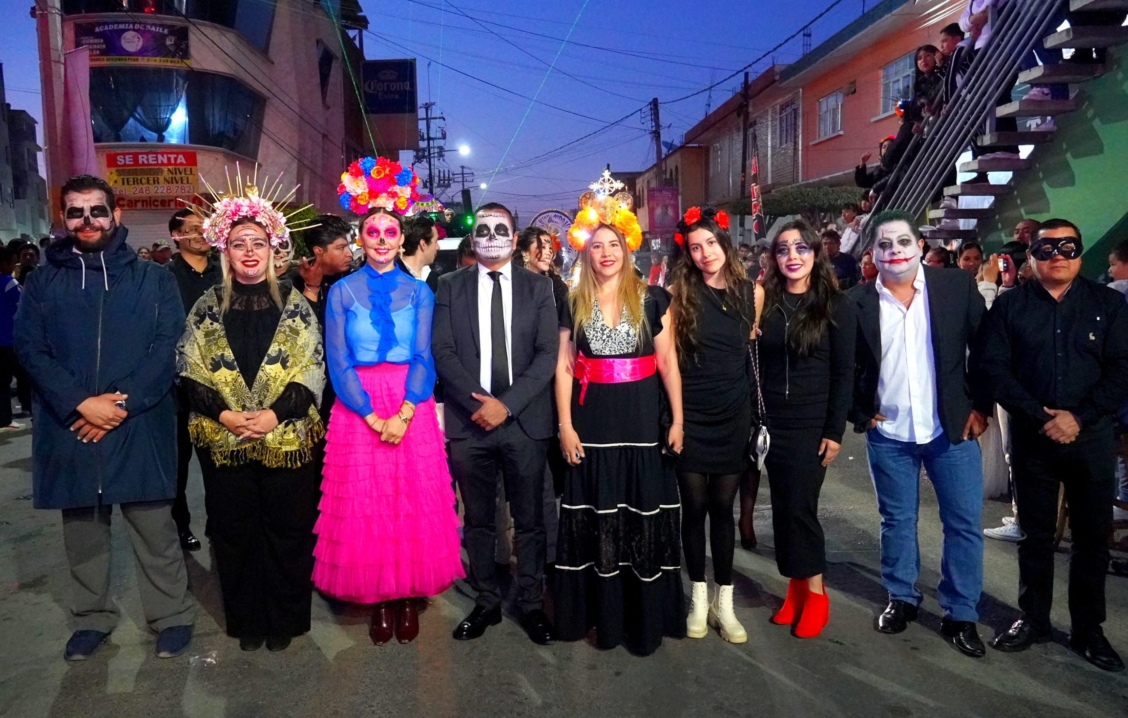 Concluyen las Celebraciones de la Vida y la Muerte con desfile de 7,500 catrinas en Texmelucan