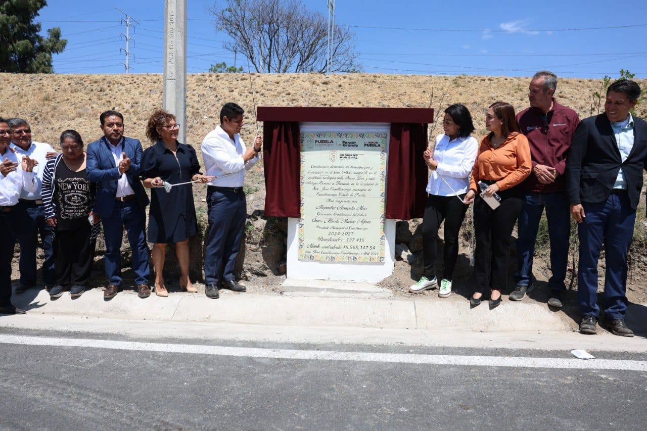 Omar Muñoz impulsa obras para mejorar la movilidad en Cuautlancingo