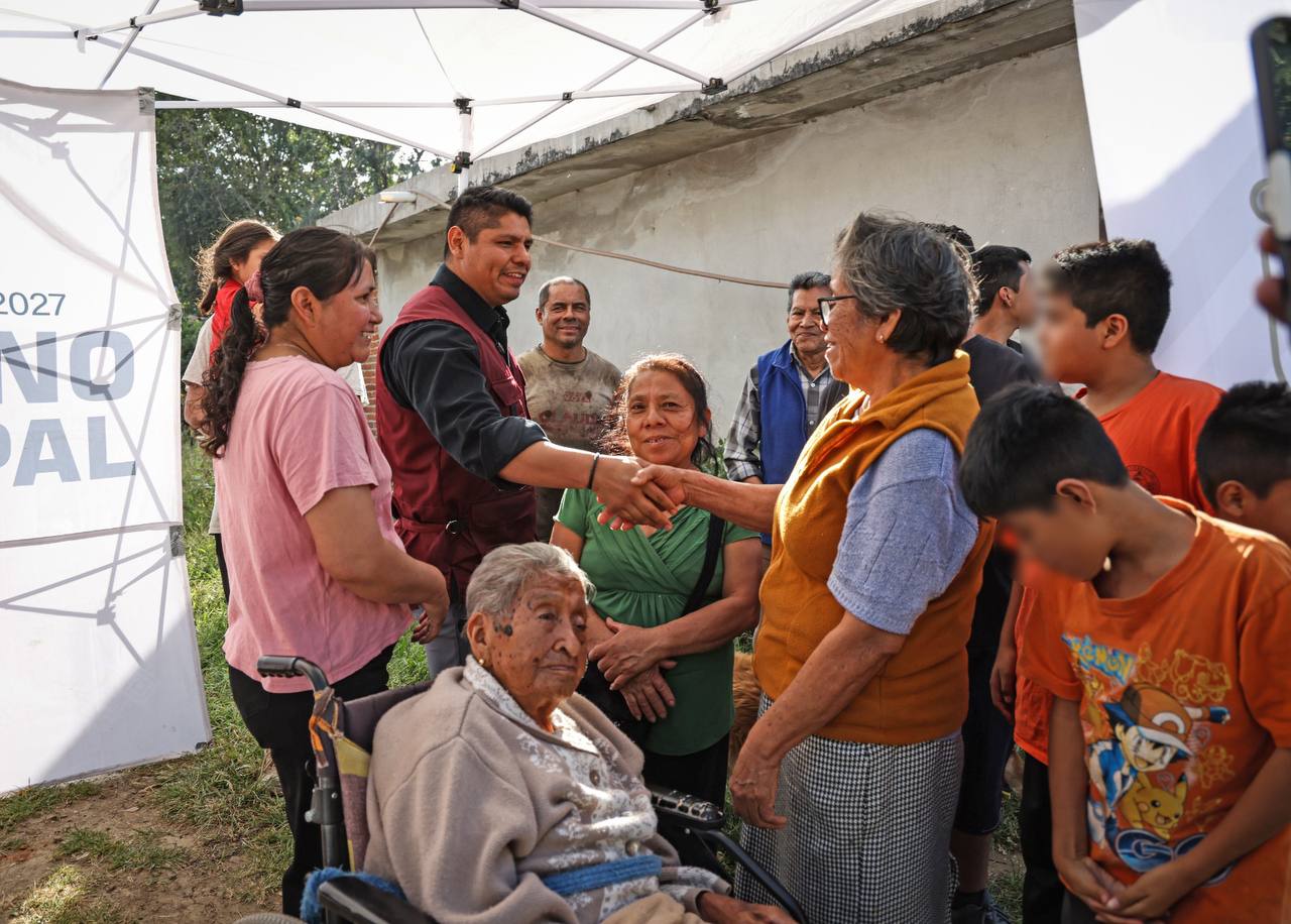 Inicia Omar Muñoz obras de pavimentación en Sanctorum y la cabecera municipal