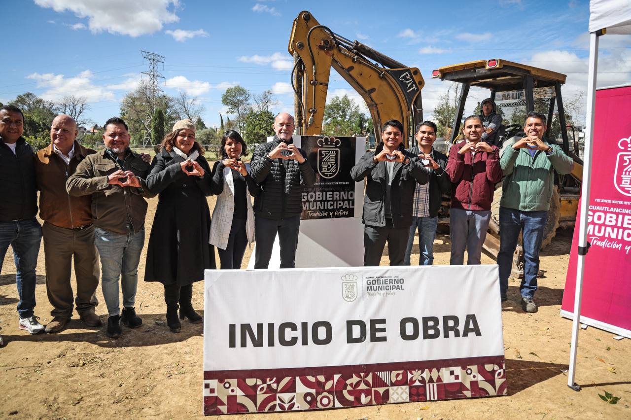 Oscar Muñoz optimiza espacios deportivos en cuautlancingo.