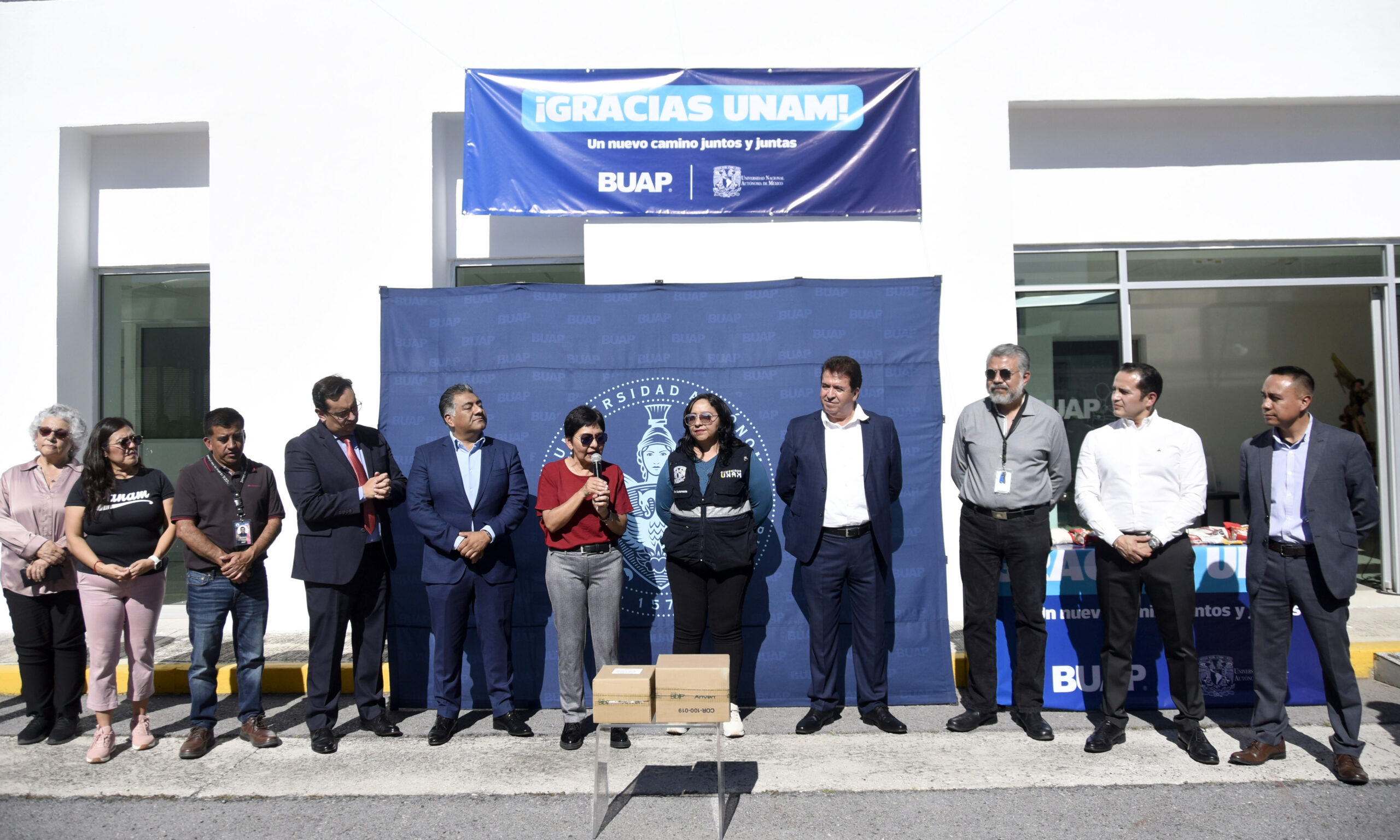 La BUAP recibe 60 toneladas de víveres de la UNAM para familias afectadas por lluvias en la Sierra Norte