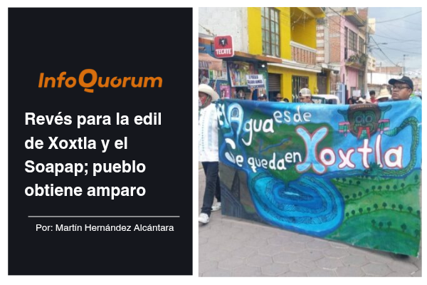 Revés para la edil de Xoxtla y el Soapap; pueblo obtiene amparo