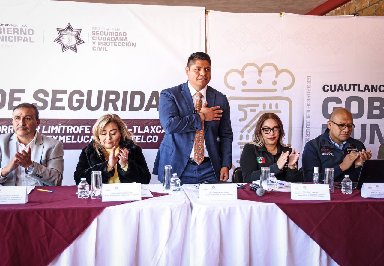 Gobierno de Cuautlancingo refuerza estrategias en materia de seguridad