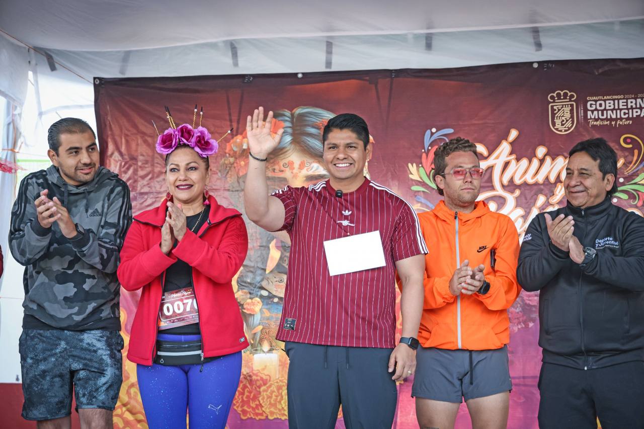 Gran éxito carrera “Ánimas y Raíces Segunda Edición” en Cuautlancingo