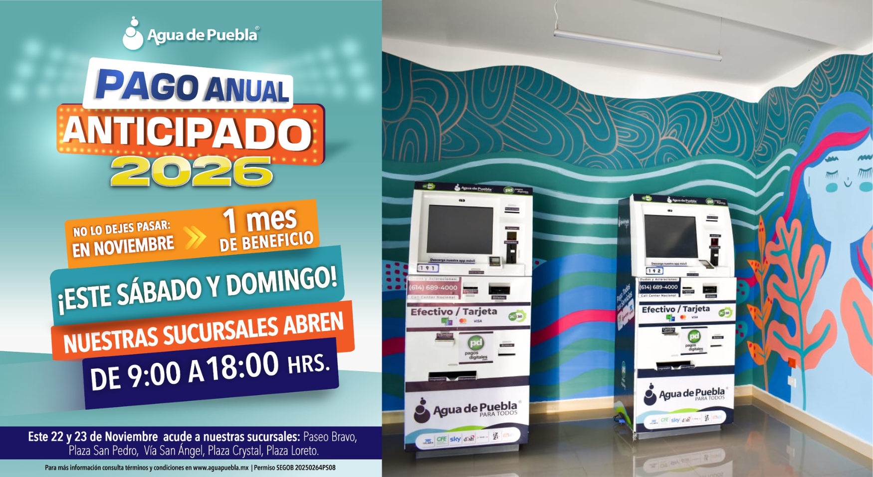 Agua de Puebla amplía beneficios de “El Gran Fin del Ahorro”