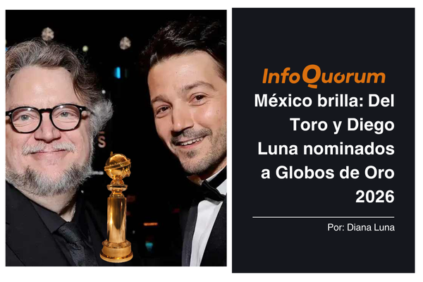 México brilla: Del Toro y Diego Luna nominados a Globos de Oro 2026
