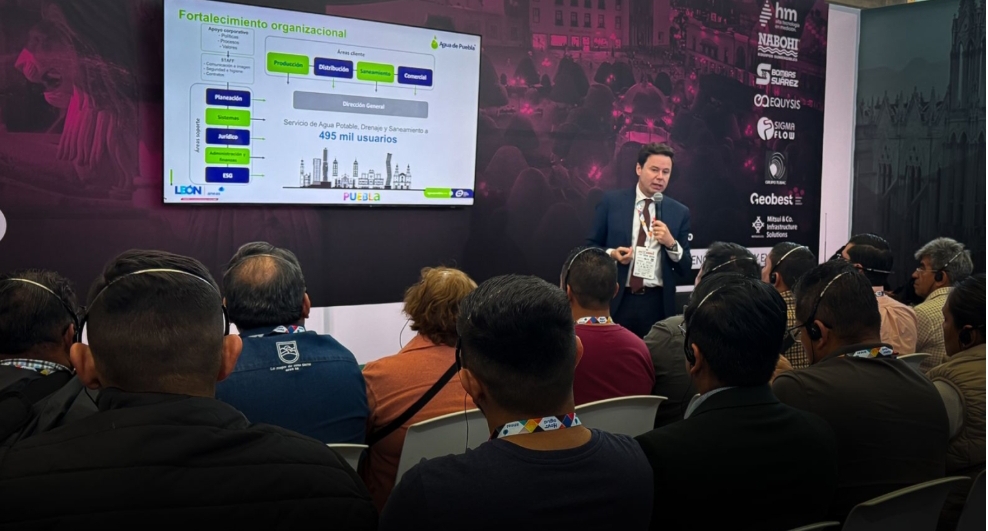 Agua de Puebla compartió experiencias en ANEAS 2025