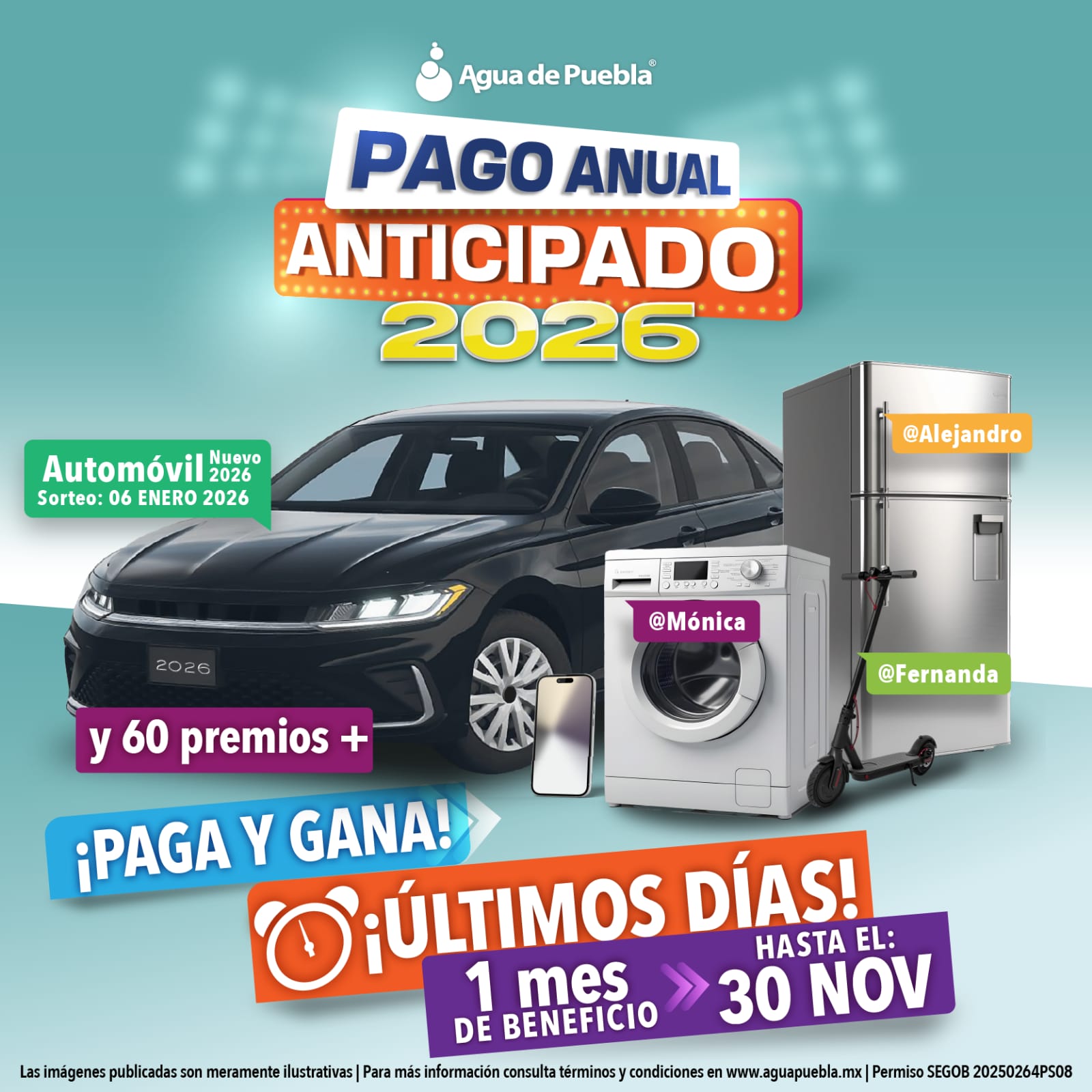 Agua de Puebla abre 5 sucursales este fin de semana por último Gran Fin