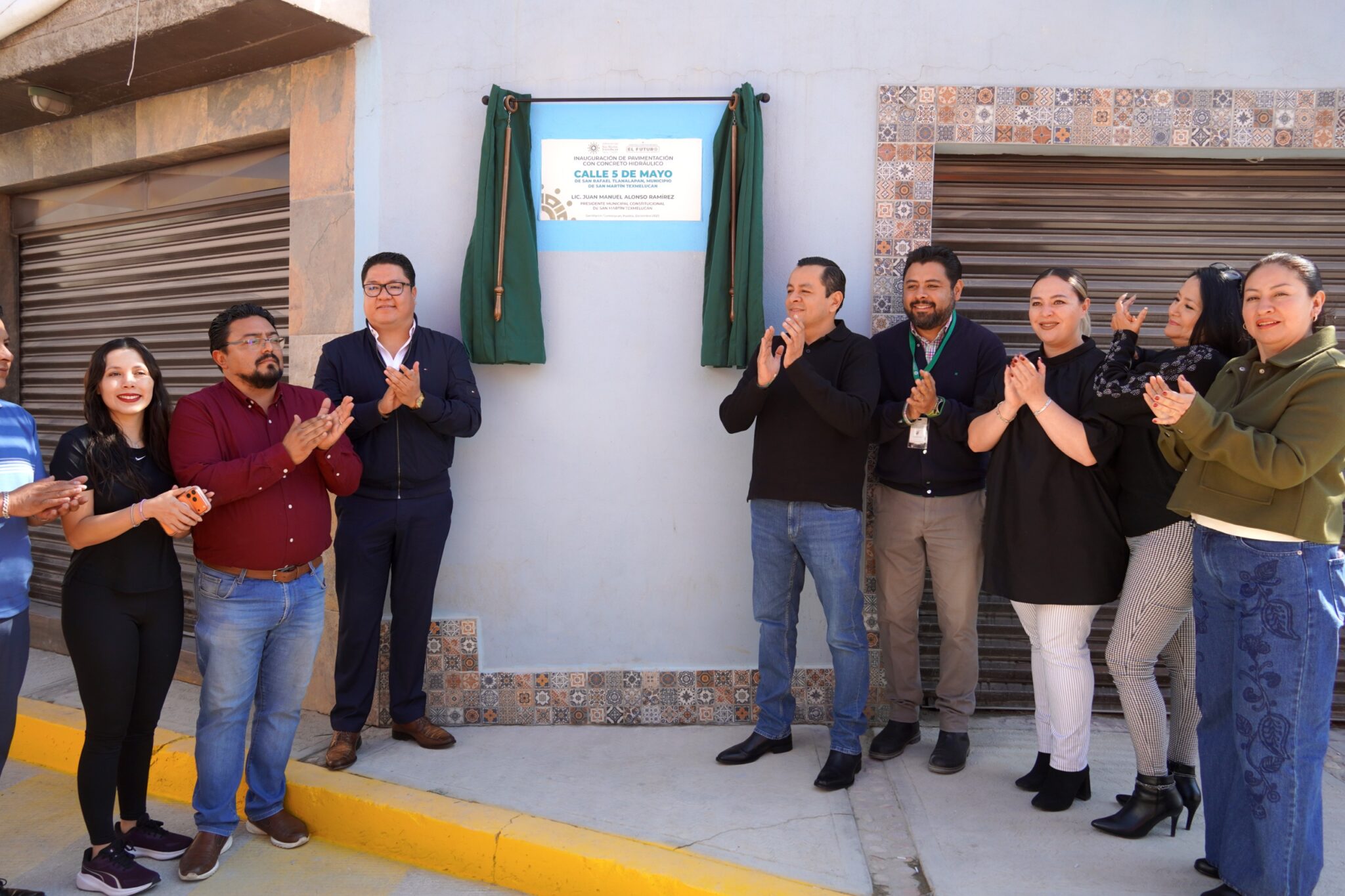 Texmelucan inaugura calle en Tlanalapan que contó con inversión de más de 6 mdp