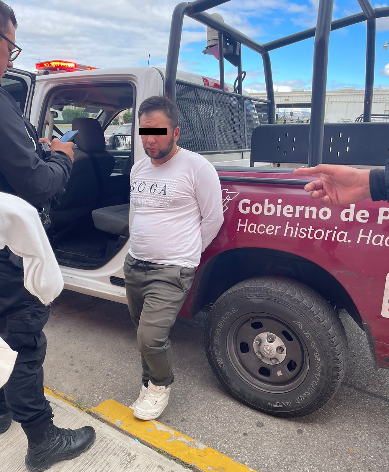 Policía Estatal y Municipal detienen a asaltante de cuentahabientes en Texmelucan