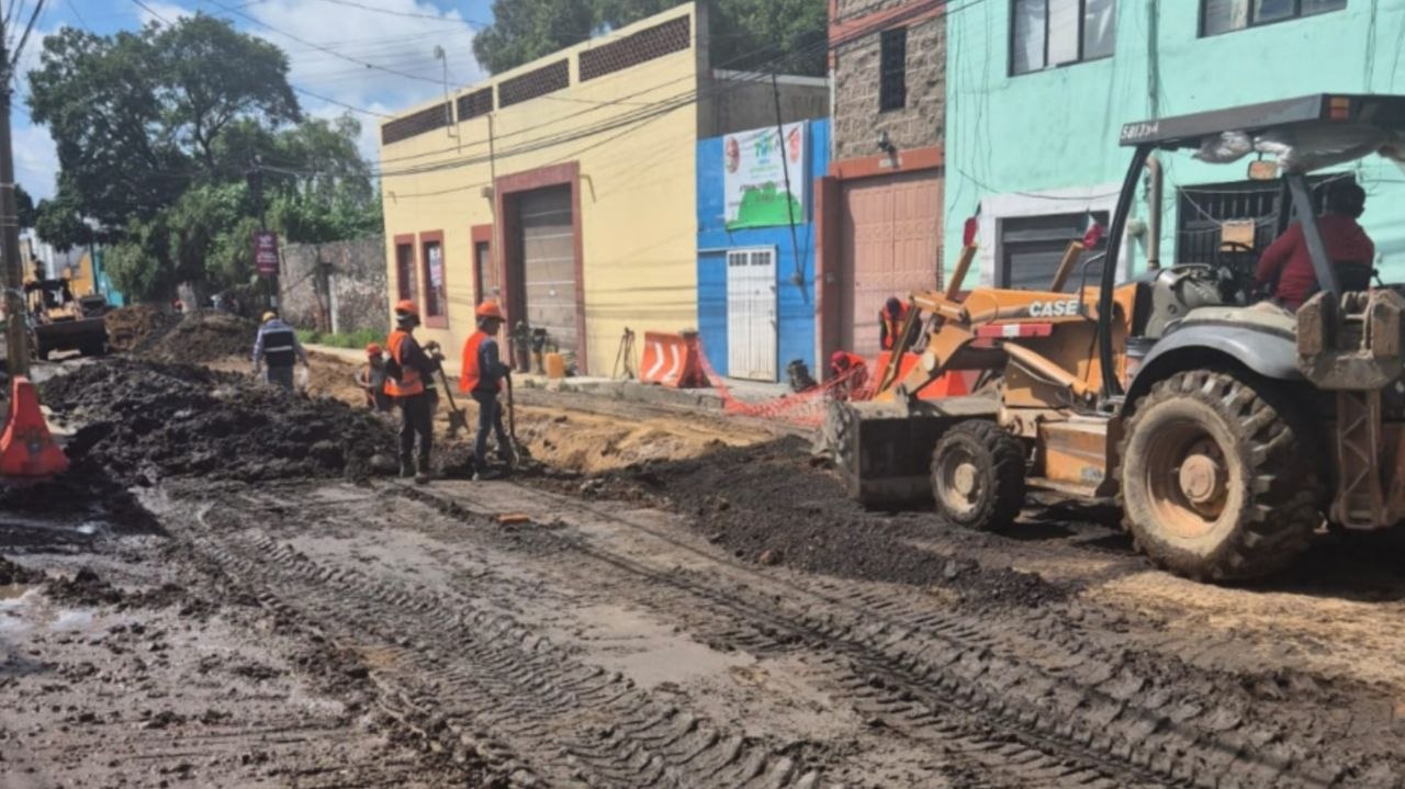 Agua de Puebla sustituyó Red de Drenaje Sanitario en beneficio de 2,800 habitantes de Azcárate y Analco