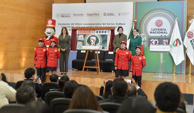 Sorteo Zodiaco honra tres décadas del SNSP