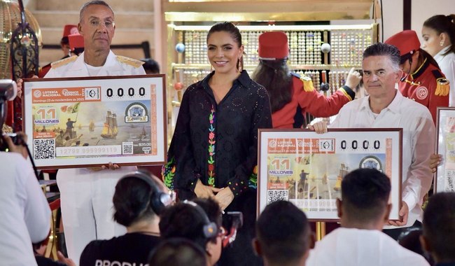 Sorteo Zodiaco honra 200 años de la Armada en Veracruz
