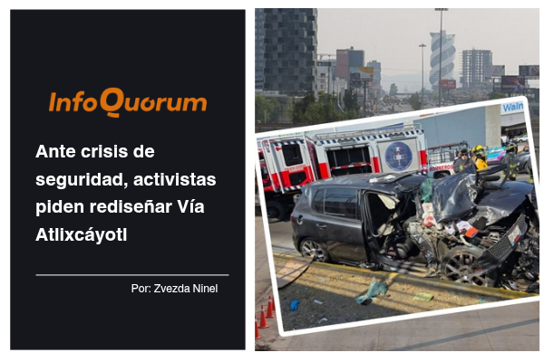 Ante crisis de seguridad, activistas piden rediseñar Vía Atlixcáyotl