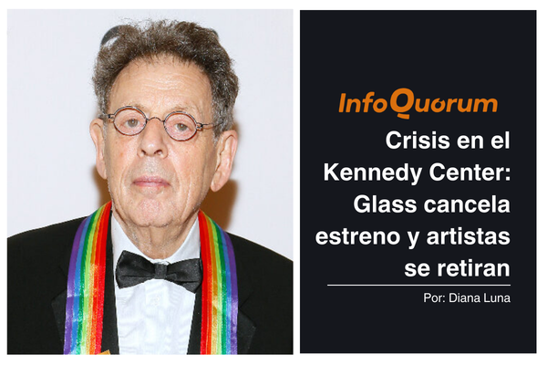 Crisis en el Kennedy Center: Glass cancela estreno y artistas se retiran