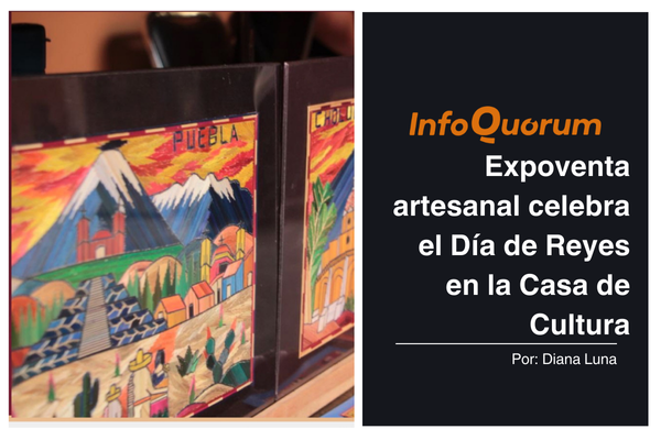 Expoventa artesanal celebra el Día de Reyes en la Casa de Cultura