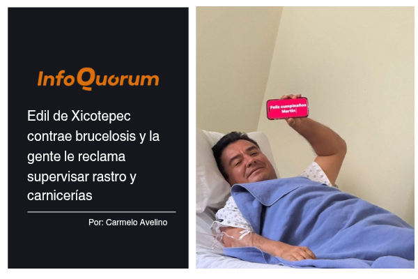 Edil de Xicotepec contrae brucelosis y la gente le reclama supervisar rastro y carnicerías