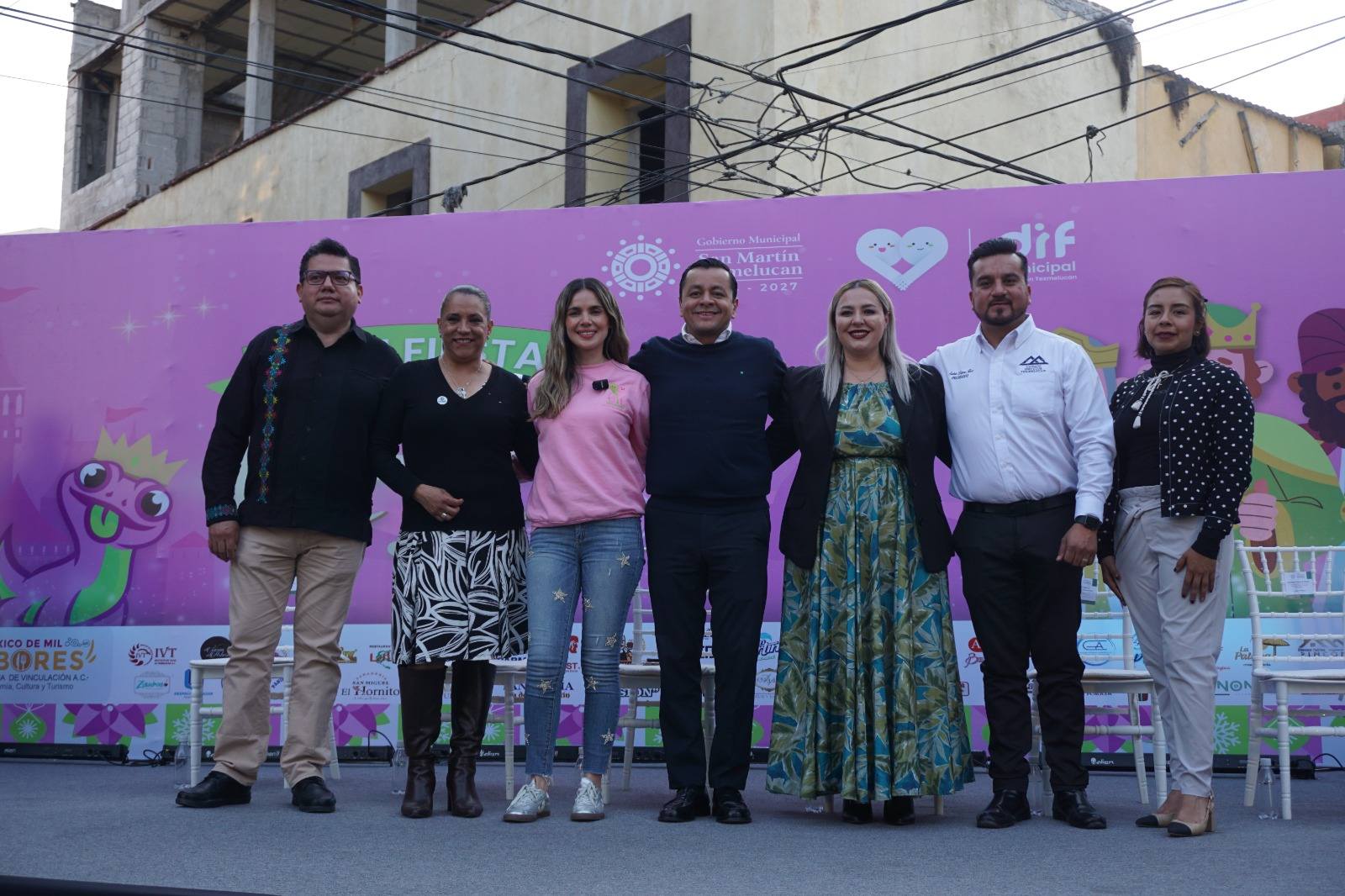 DIF y empresarios de Texmelucan organizan Gran Fiesta de Día de Reyes