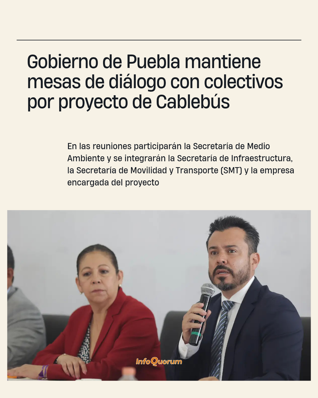 Gobierno de Puebla mantiene mesas de diálogo con colectivos por proyecto de Cablebús
