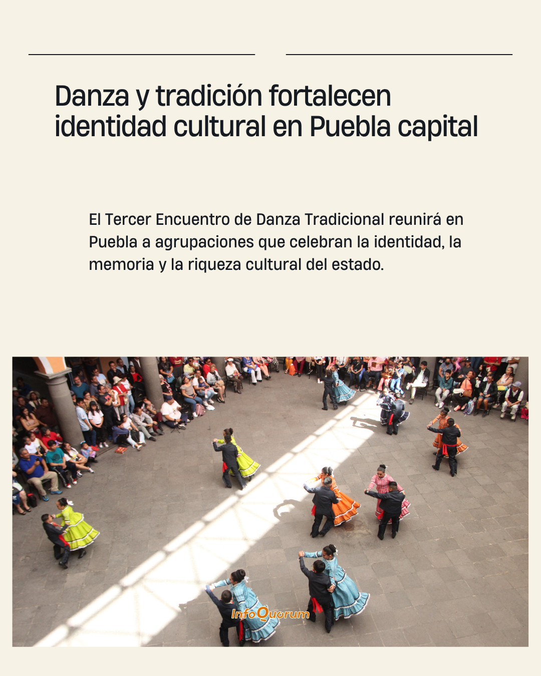 Danza y tradición fortalecen identidad cultural en Puebla capital