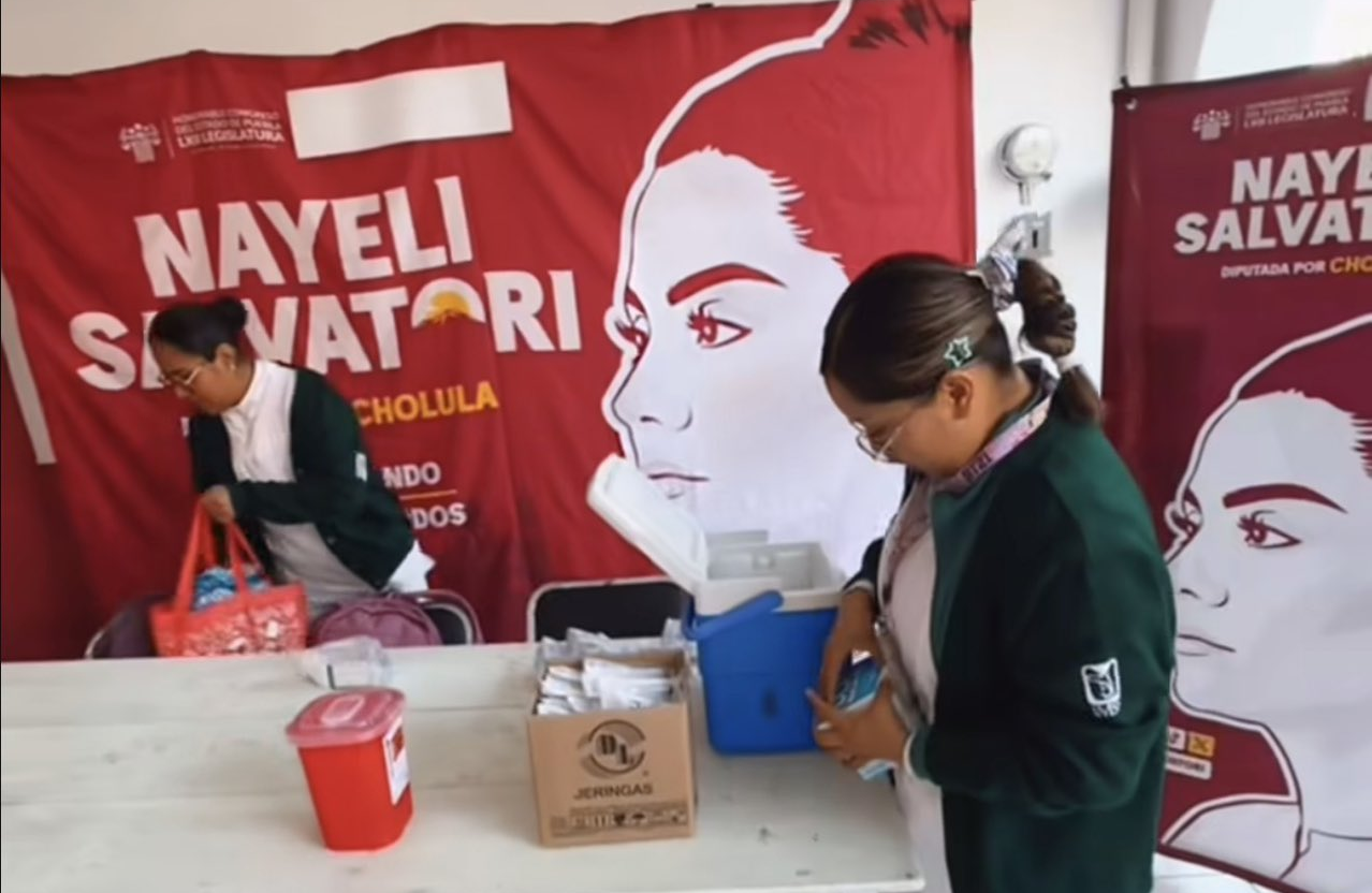 Nay Salvatori admite que puso su propaganda en una jornada de vacunación