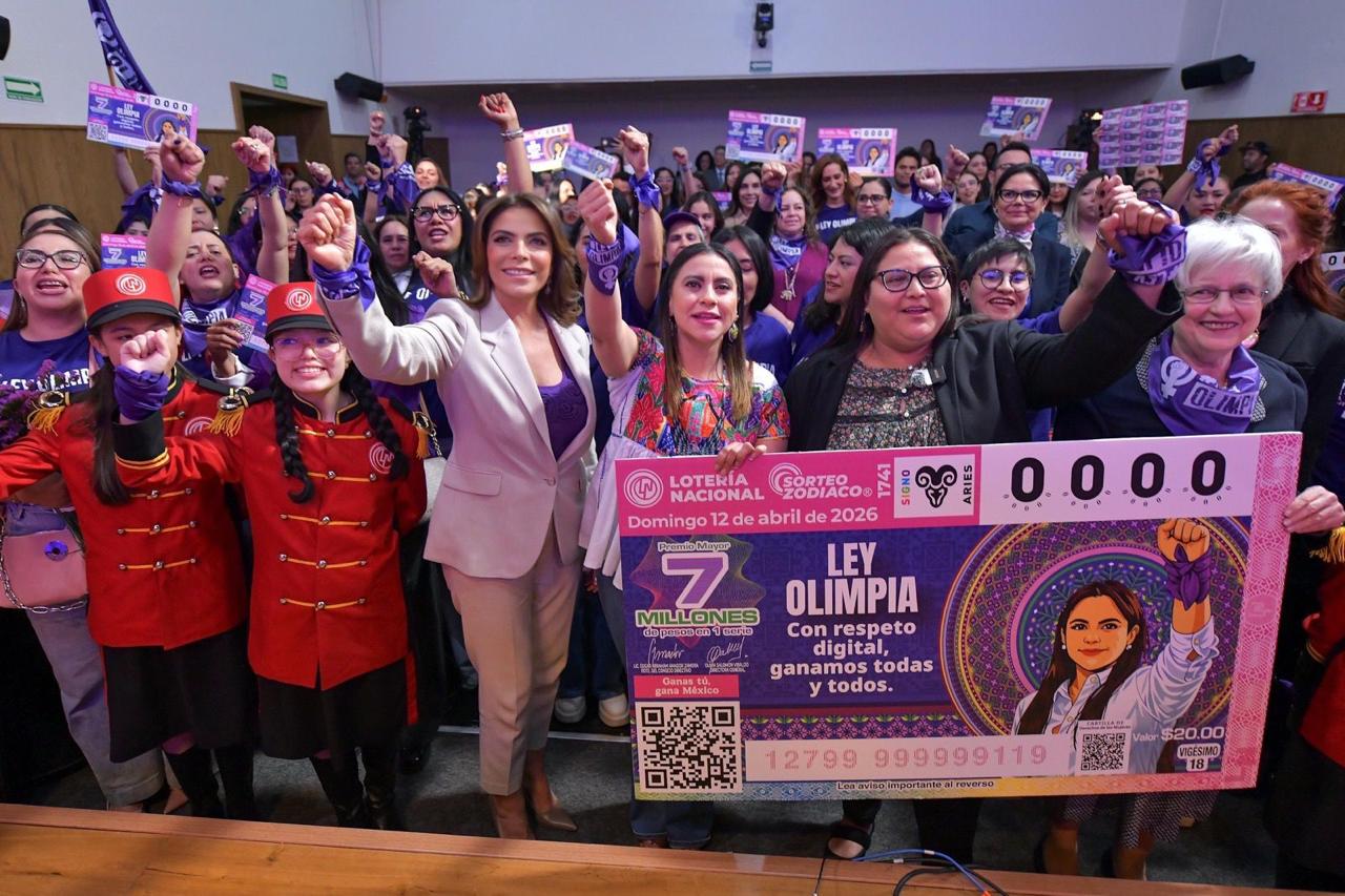 Lotería nacional celebra al feminismo con billete de Olimpia Coral