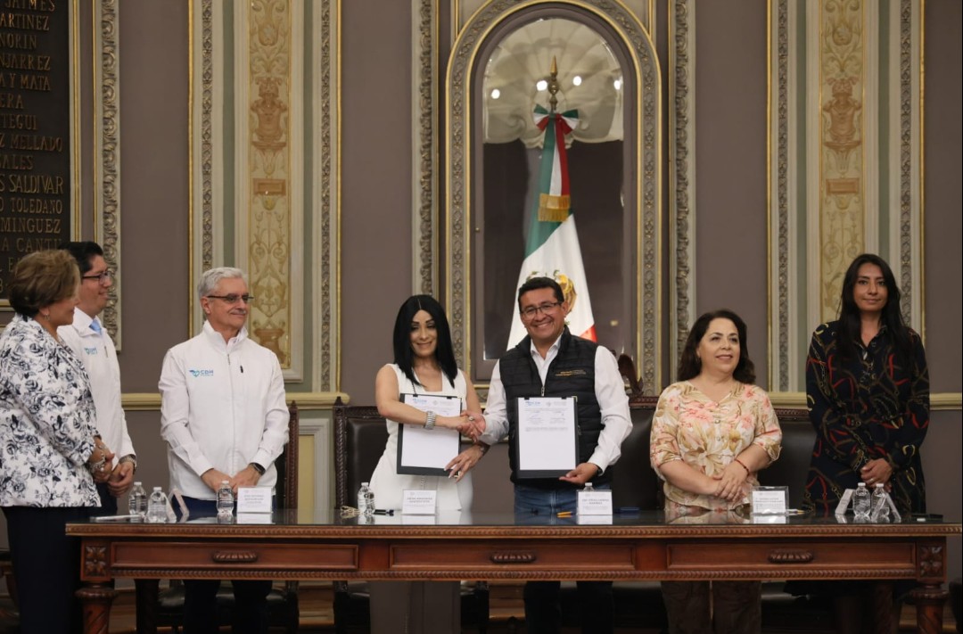 Congreso del Estado y la CDH Puebla firman Convenio de Colaboración