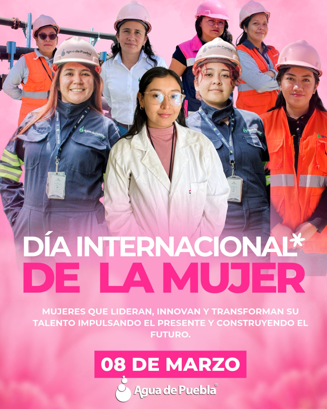 Este 8M, Agua de Puebla reconoce a las mujeres trabajadoras