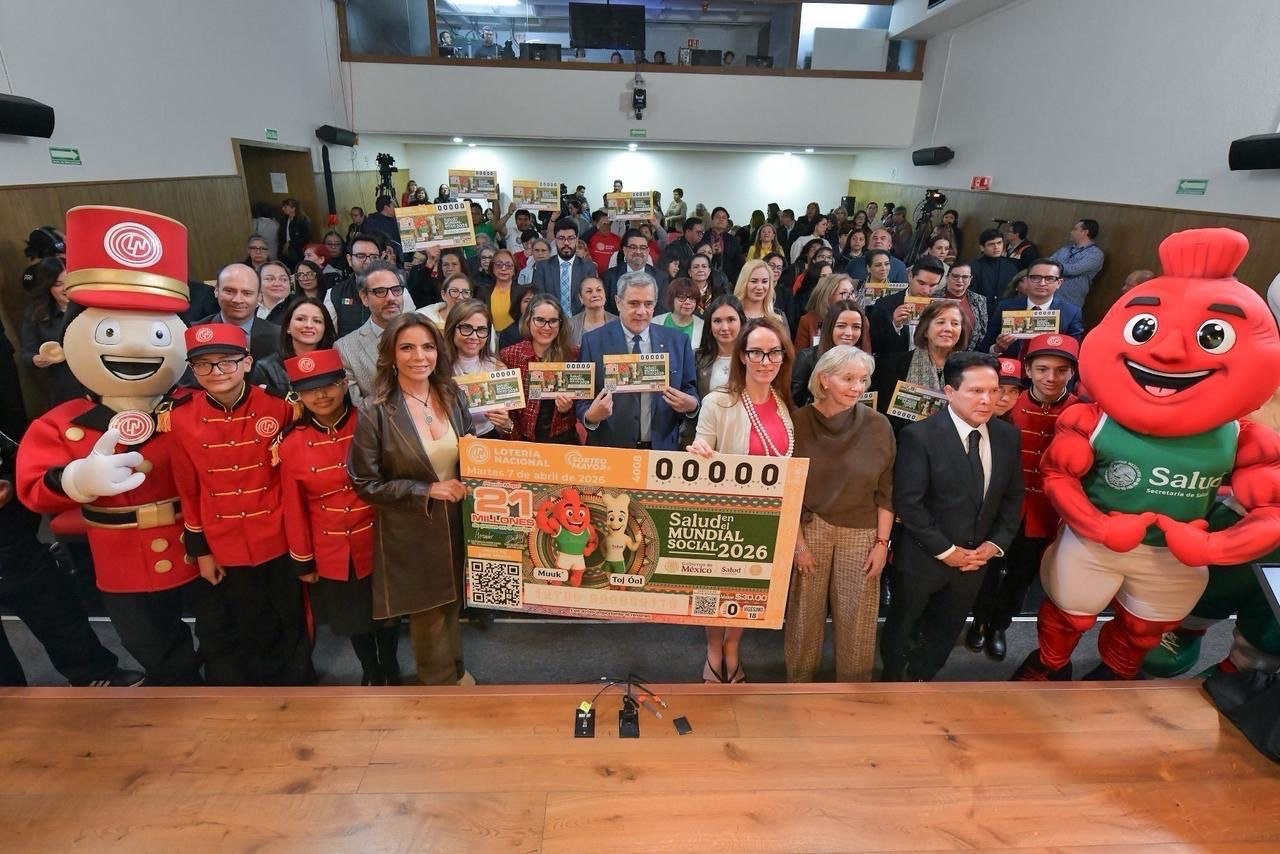 Lotería lanza billete del Mundial 2026 enfocado en salud