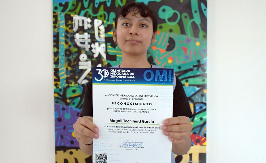 Alumna BUAP representa a México en la Olimpiada Femenil Europea de Informática