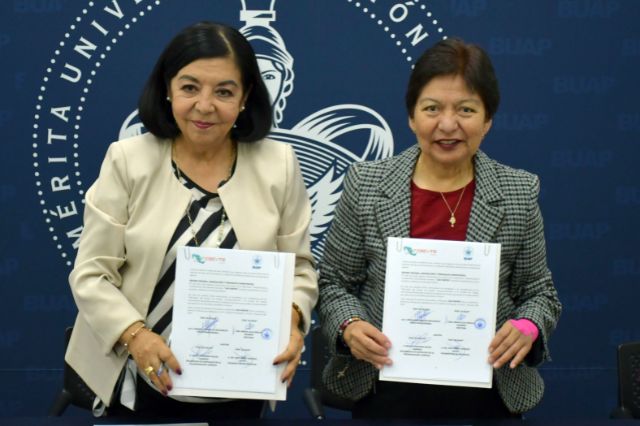 Signan convenio de colaboración BUAP y el Colegio de Estudios Científicos y Tecnológicos del Estado de Puebla
